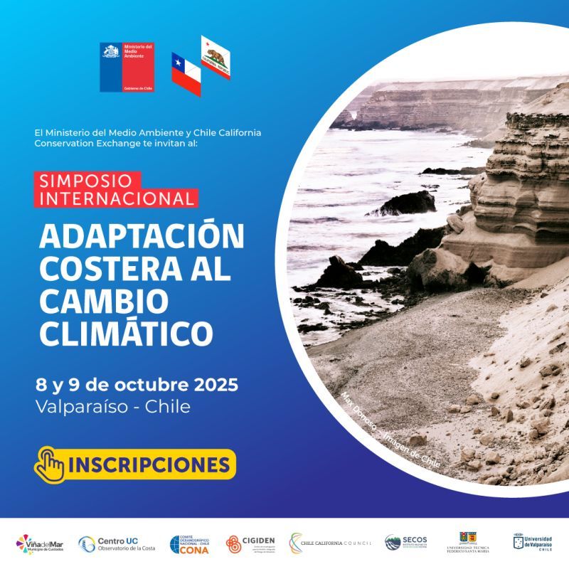 08 oct. Simposio internacional: Adaptación costera al Cambio Climático