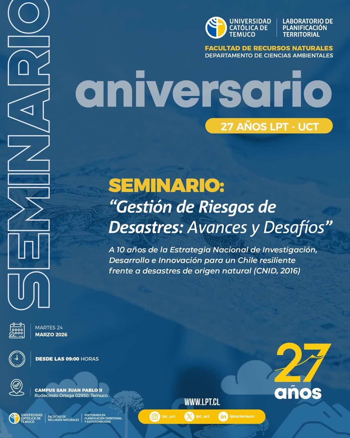 24 mar. Gestión de riesgo de desastres: avances y desafíos