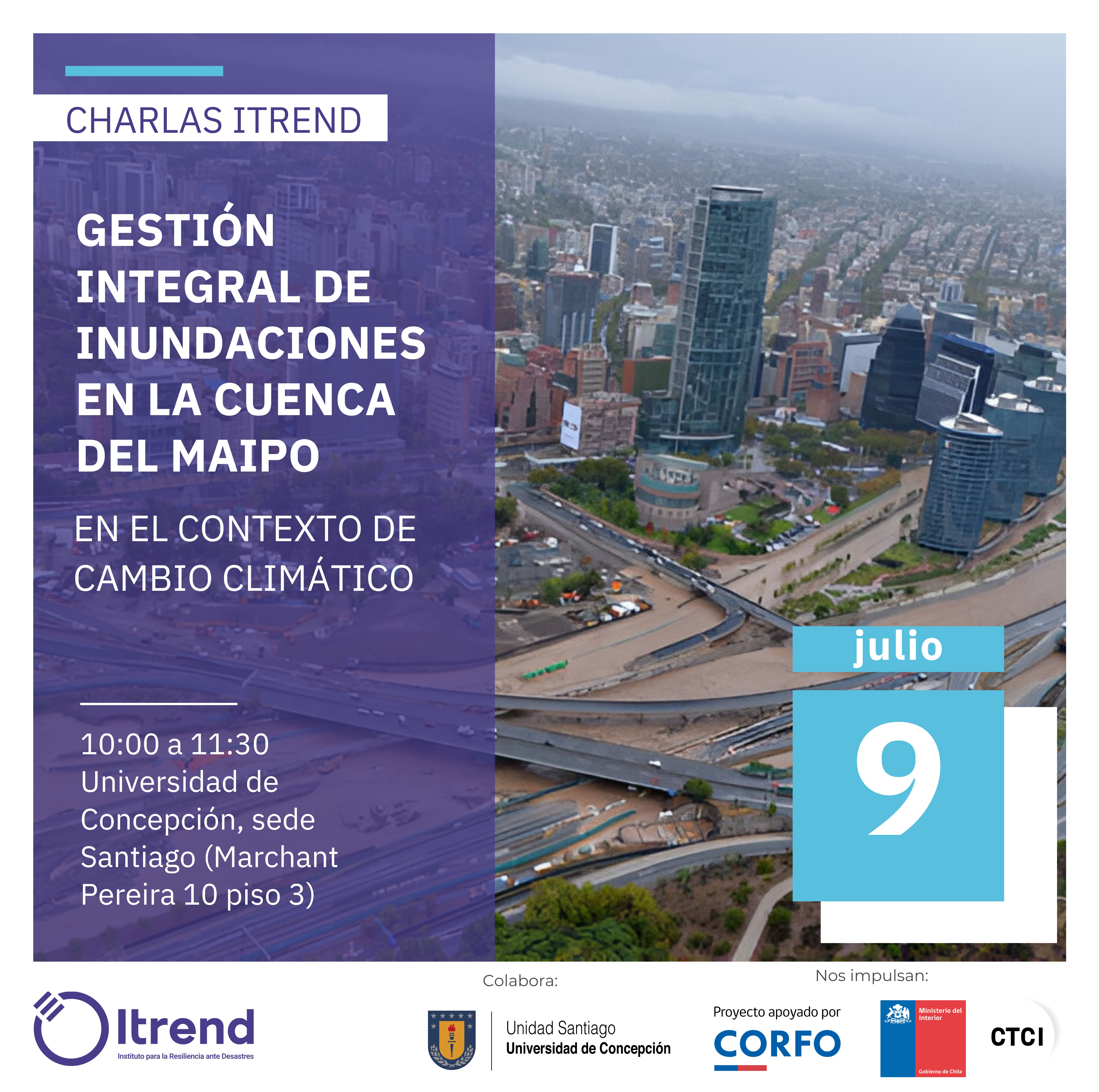 09 jul. Gestión Integral de Inundaciones en la Cuenca del Maipo