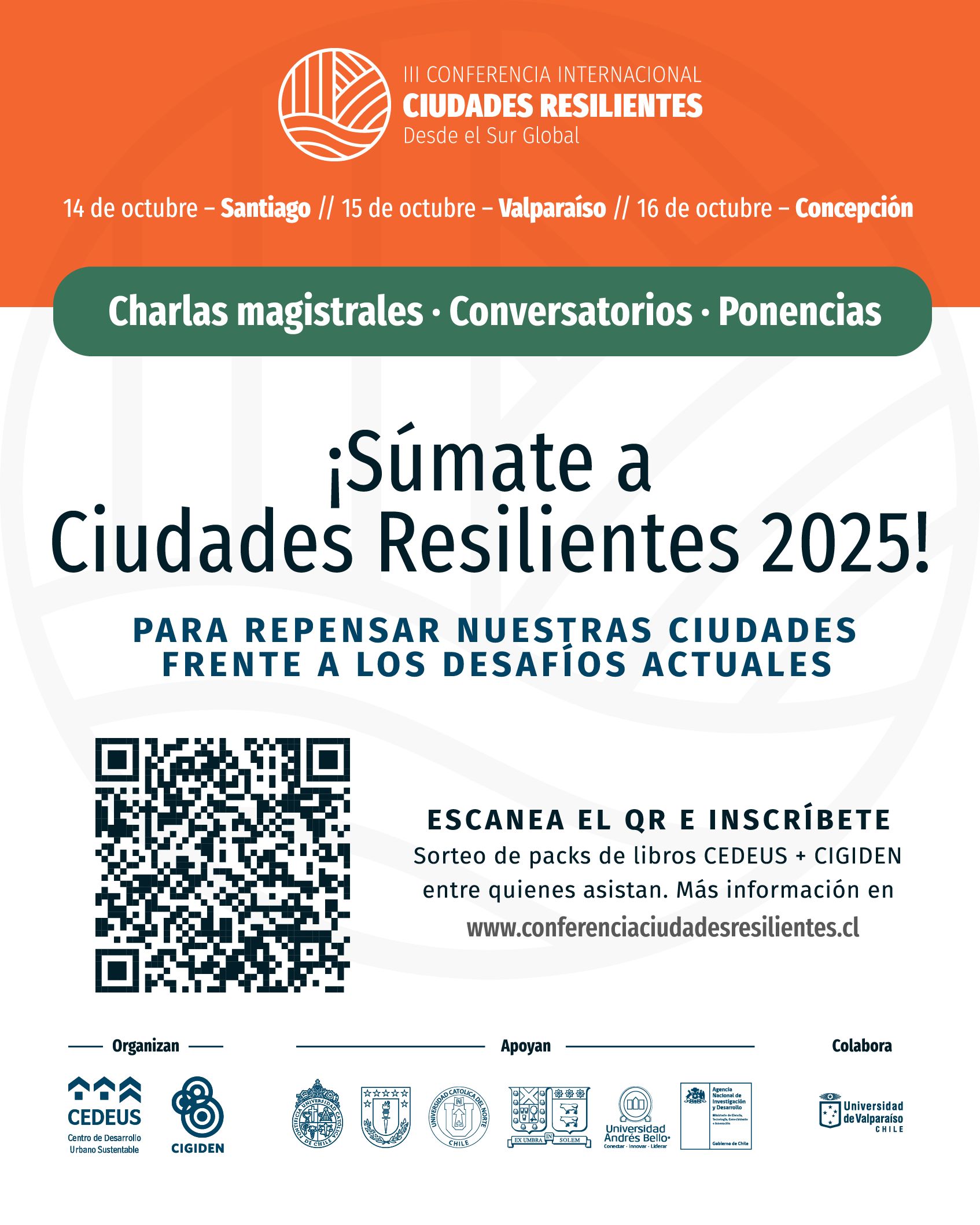 14 oct. Ciudades Resilientes
