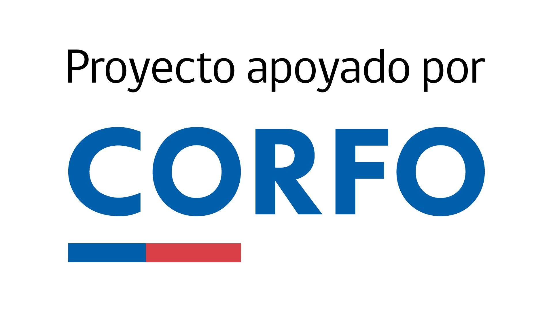 Nos impulsa Logo Corfo2024 Proyecto Apoyado Azul