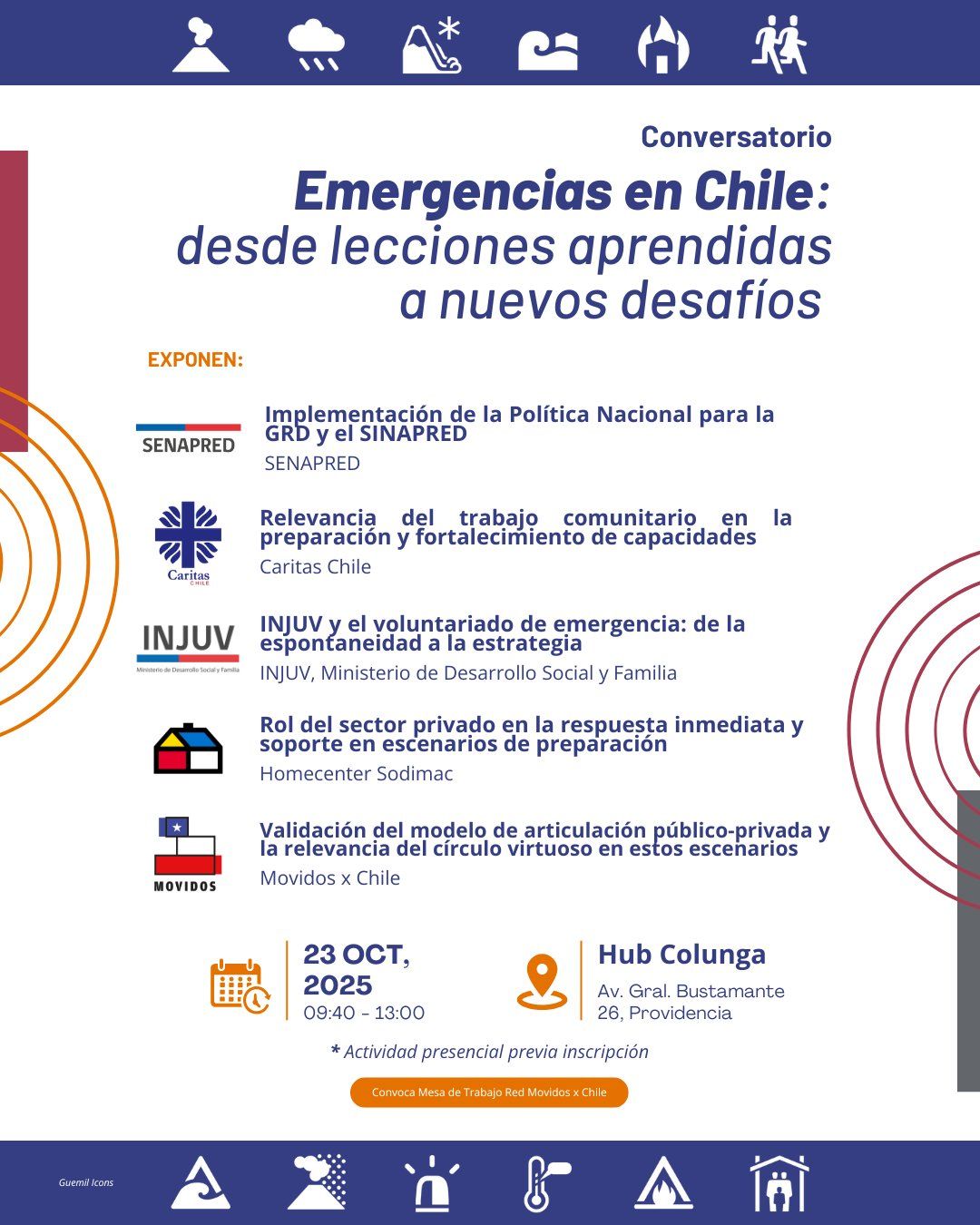 23 oct. Emergencias en Chile: desde lecciones aprendidas a nuevos desafíos